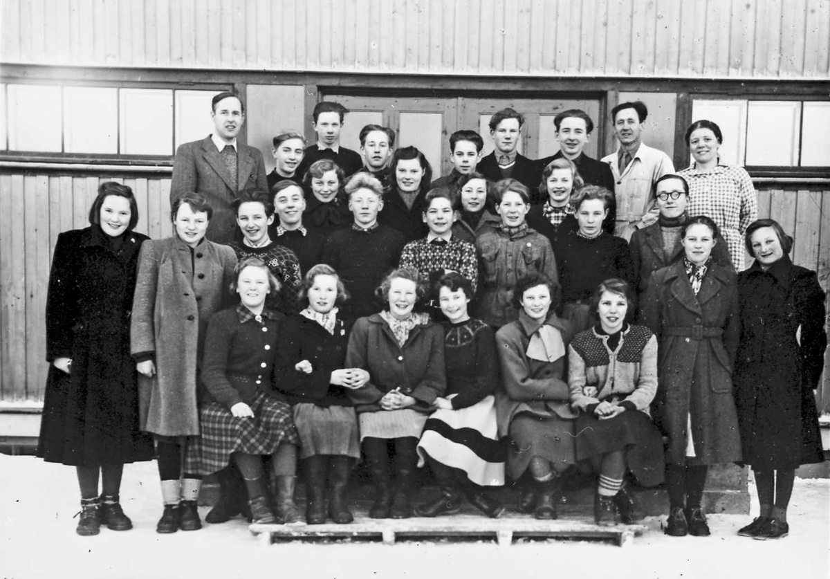 Ø. Rendal Framhaldsskole, 1952. 
