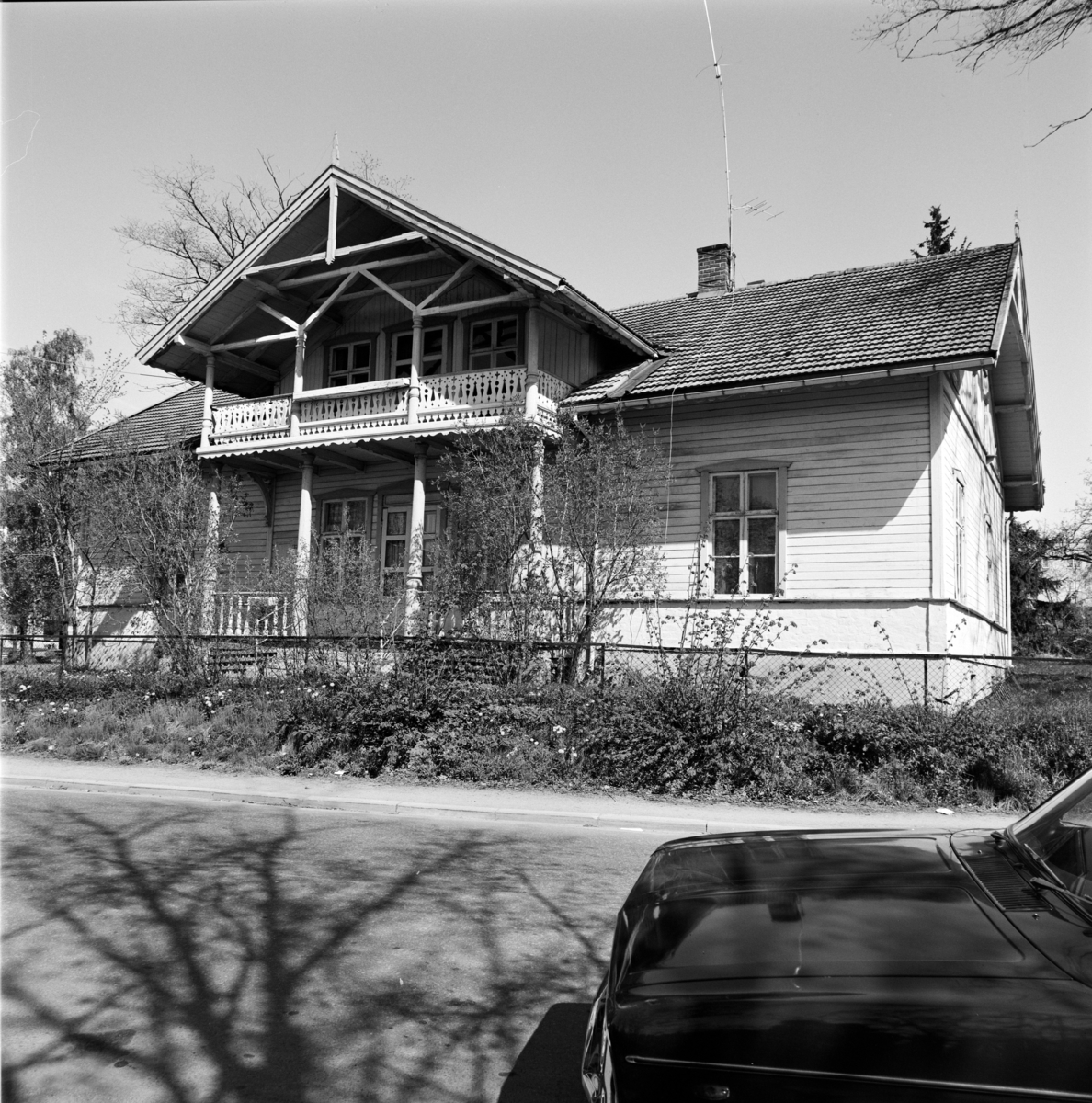 Eksteriør hus, Stabels Minne, i Østregate 72, nabohus til Norrøna skofabrikk.