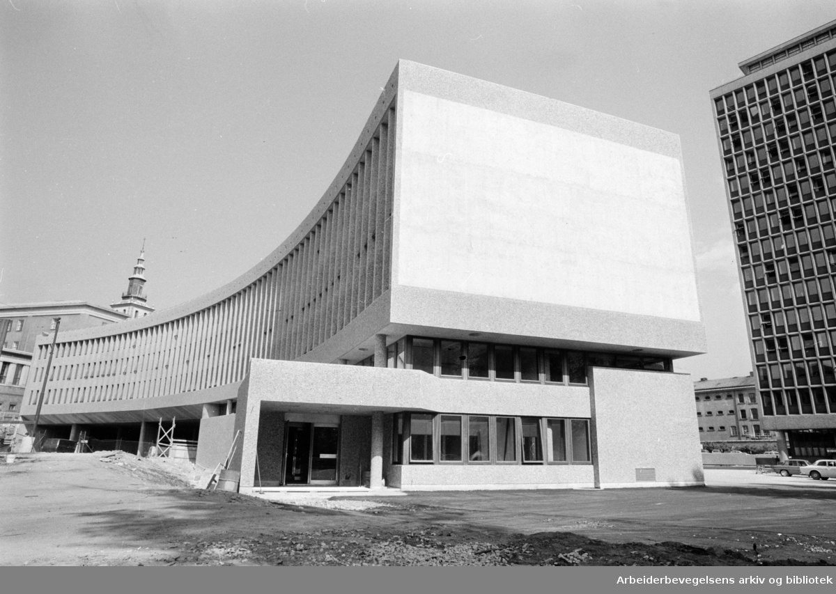 Regjeringsbygningen. Y-blokken. August 1969
