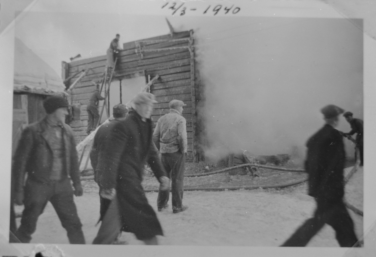 Brann i smeltehytta på Røros 12. mars 1940