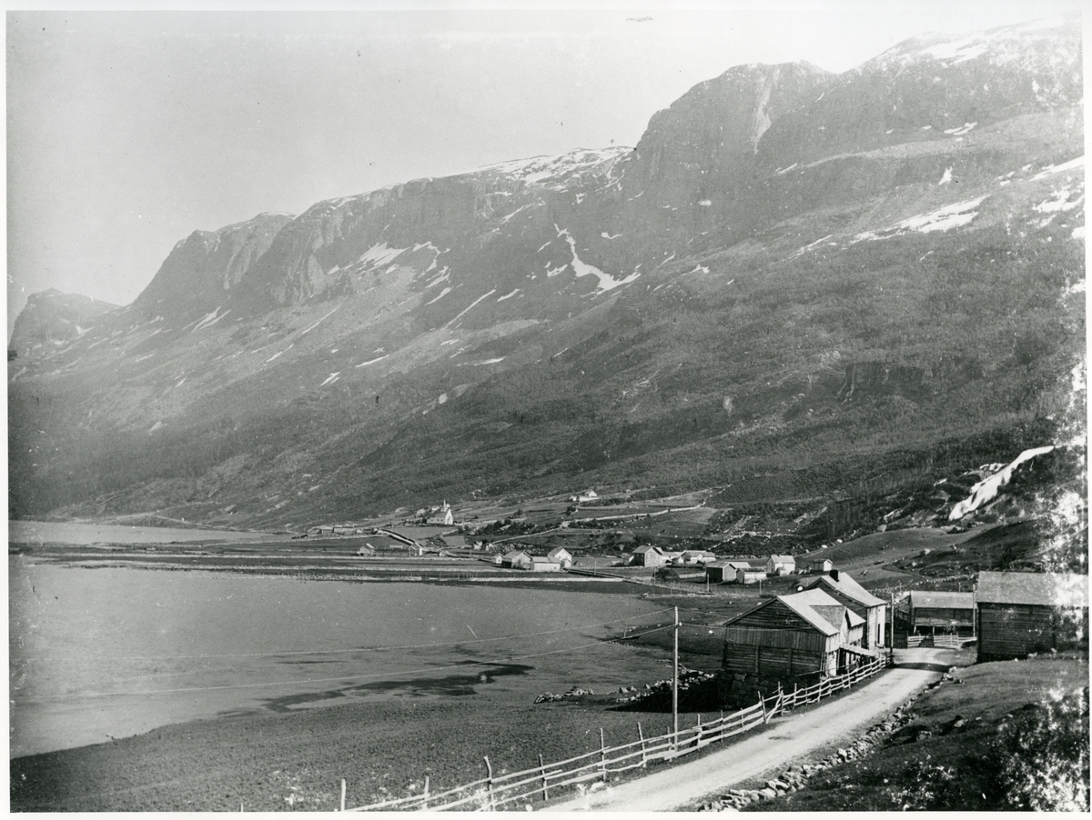 Nerre Dale i Øye, Vang i Valdres. Biletet er teke frå Kvame 11/1 ...