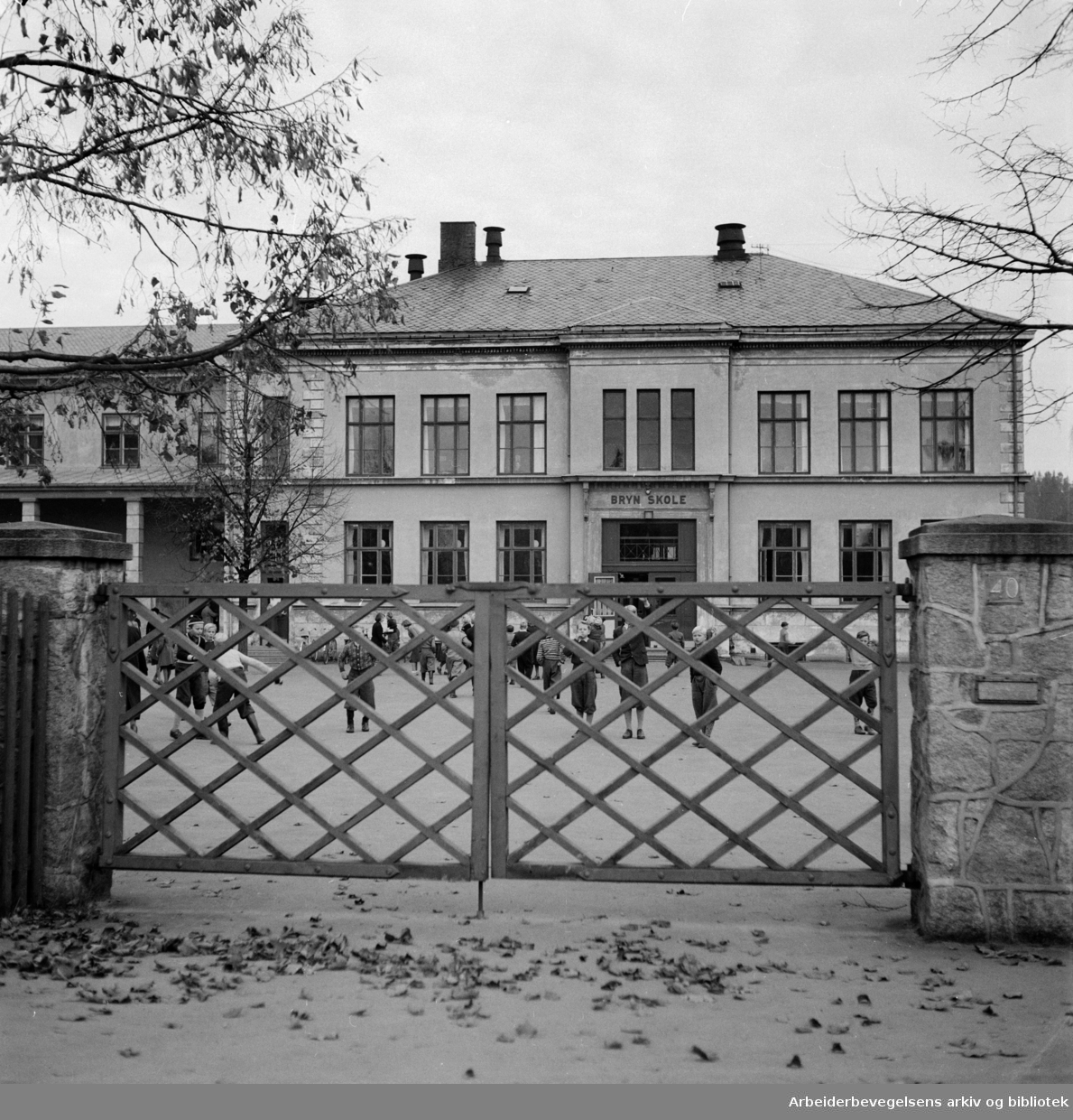 Bryn skole. September 1954