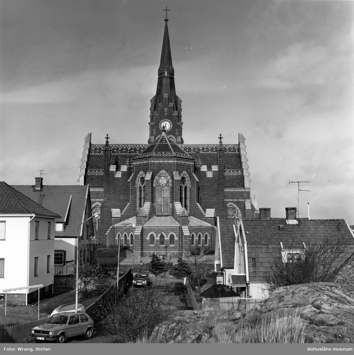 Text till bilden: "Lysekils kyrka från söder".
