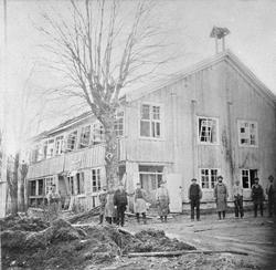 Nitroglycerincompagniet, Lysaker etter eksplosjonen i 1874. 