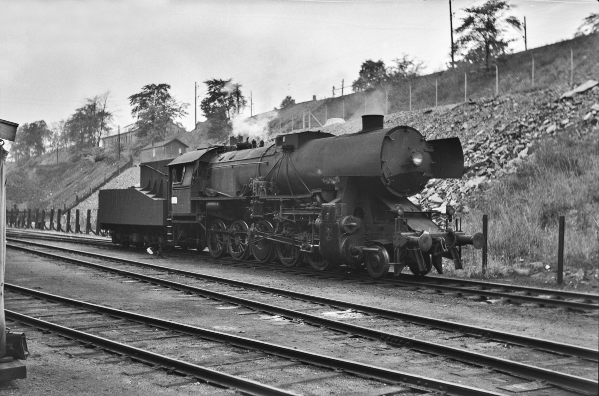 Damplokomotiv type 63a nr. 5116 i Lodalen i Oslo.