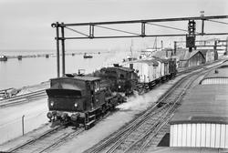 Damplokomotiver type 25 i skiftetjeneste på Trondheim stasjo