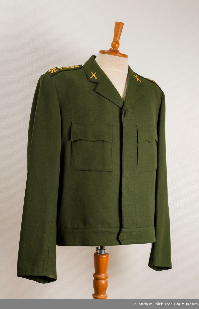 brugervejledning akavet computer Uniform m/1968 - Hallands Militärhistoriska Museum / DigitaltMuseum