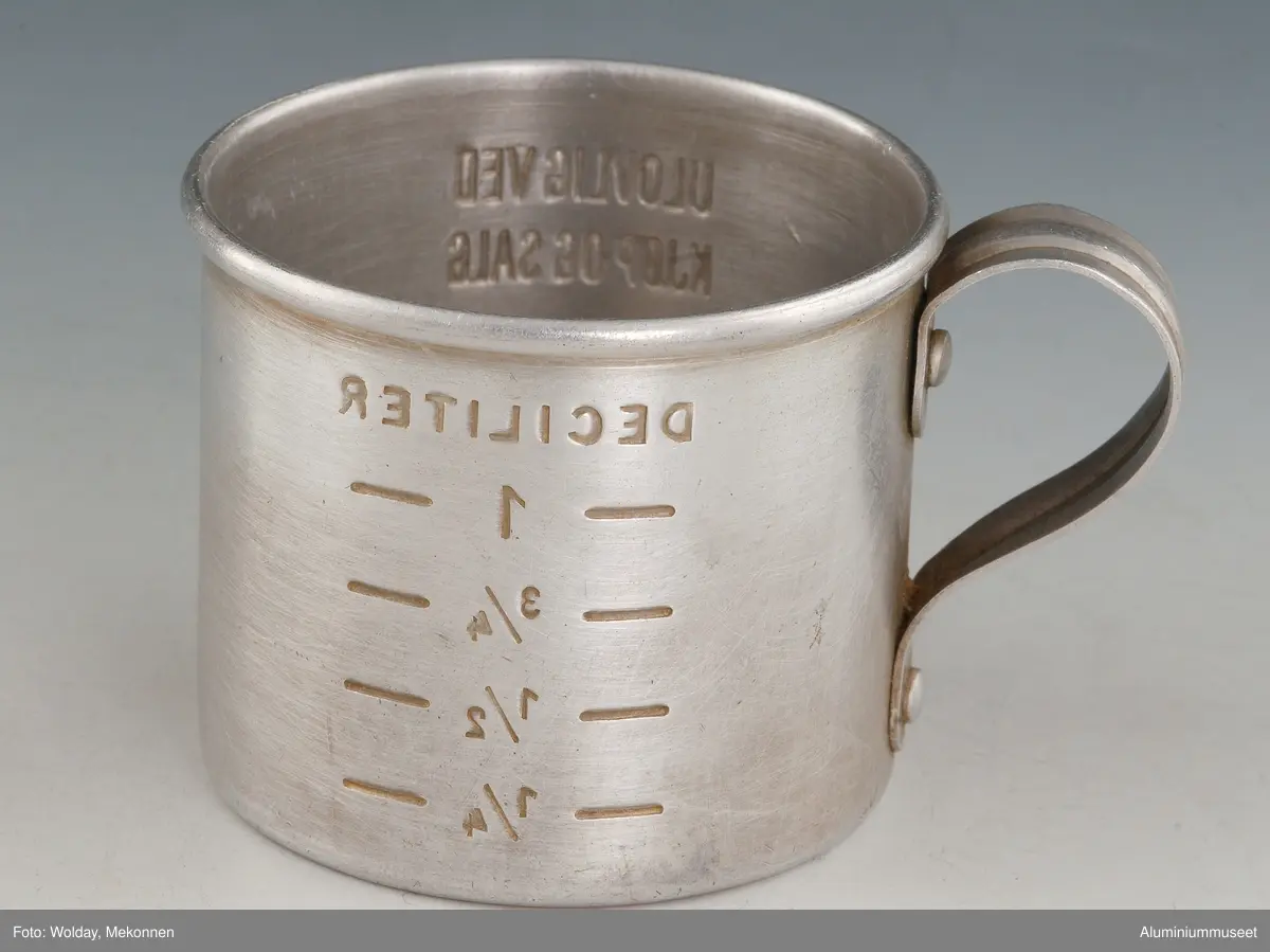 Desilitermål - Aluminiummuseet / DigitaltMuseum