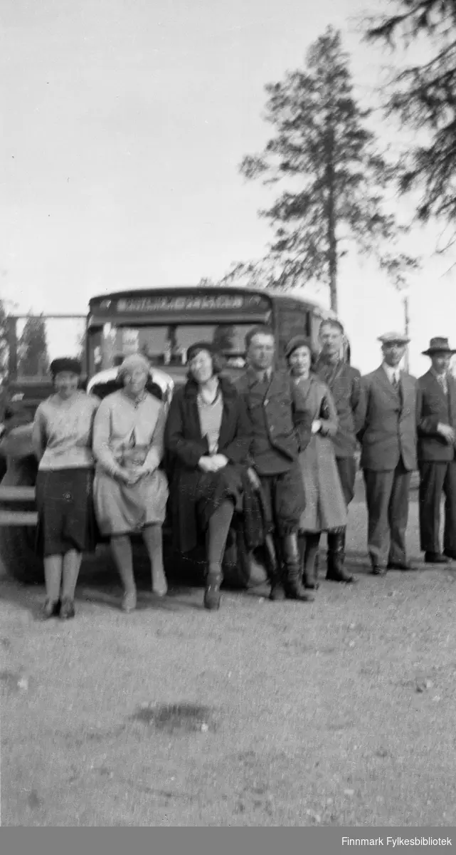 Vardø-folk på reise til Finland. Året er 1931.