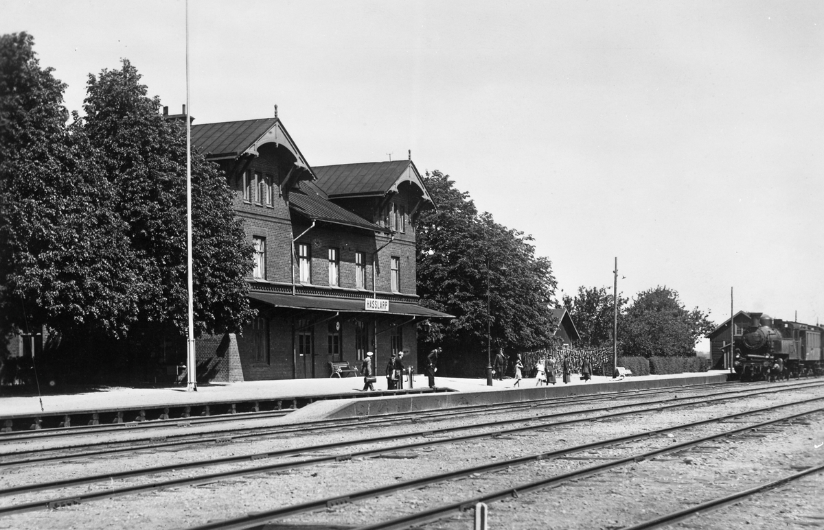 Skåne - Hallands Järnväg, SHJ, Hasslarp station.