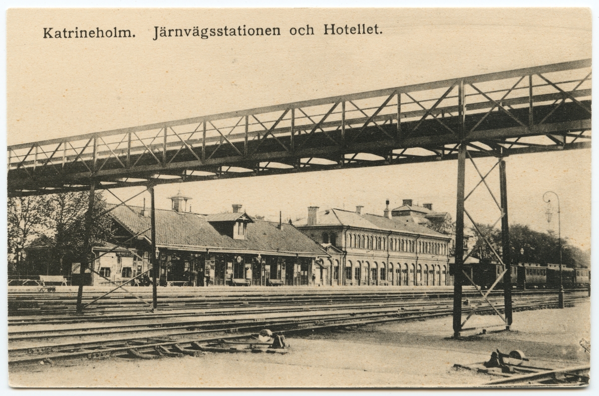 Katrineholm station. Järnvägsmuseet / DigitaltMuseum