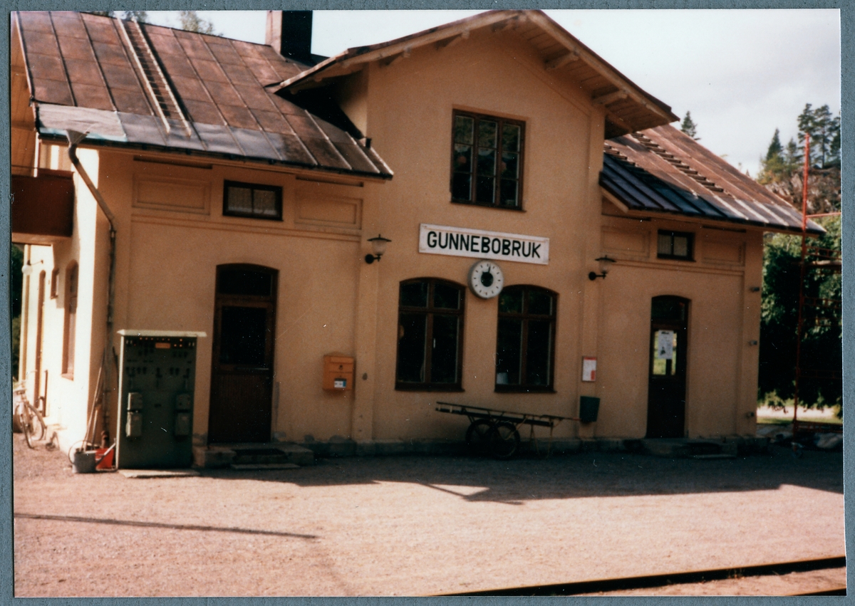 Verkebäck station då den hette Gunnebobruk.