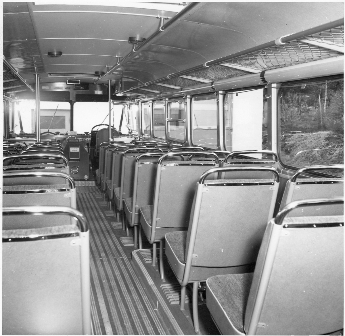 Sittplatser i en buss.