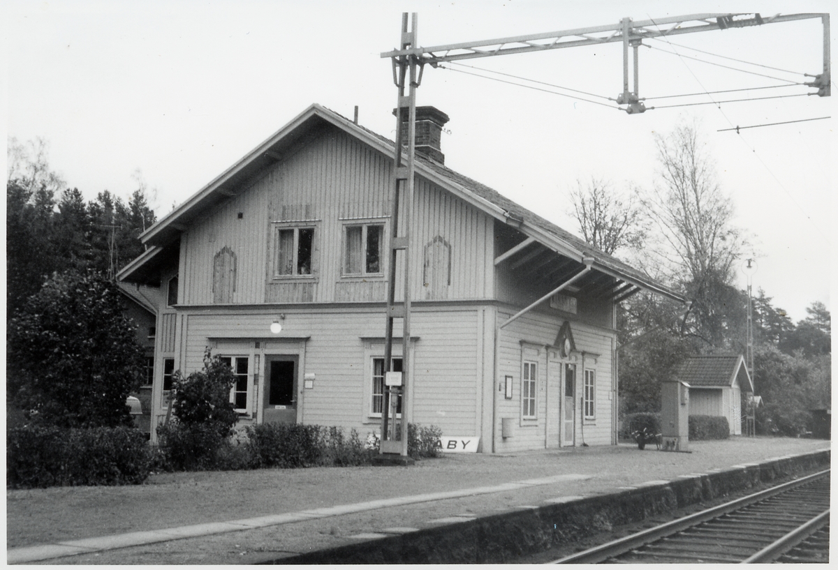 Järnvägsstationen i Kinstaby.