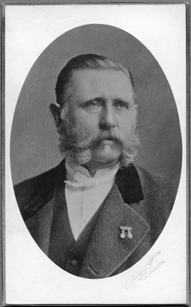 Mauritz Gabriel Clairfelt, Kapten, Ordförande i Helsingborg - Hässleholm Järnvägar, HHJ.