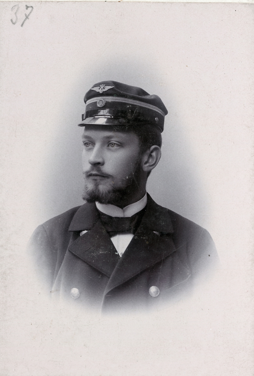 Stationsinspektor Oscar Hontwedt, Halmstad - Nässjö Järnväg, HNJ.