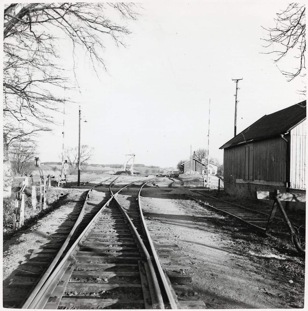 Järnvägsövergång i Charlottenlund.