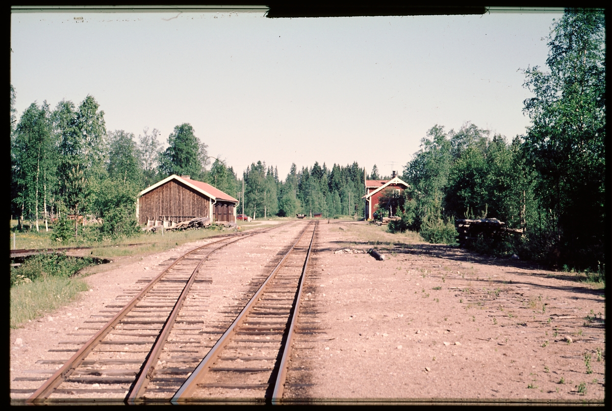 Stationshus vid Sävenfors HFJ Hällefors Fredriksbergs  järnväg.