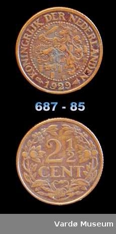 2 1/2 cent. Nederland.