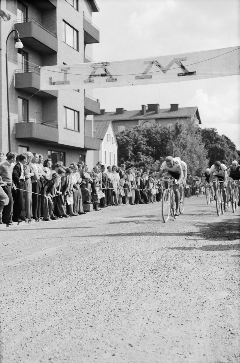 Ungdomens TT-lopp, Kyrkogårdsgatan, Uppsala, 1943-1952