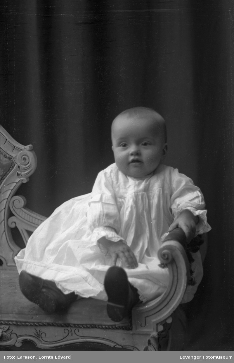 Portrett av en baby.