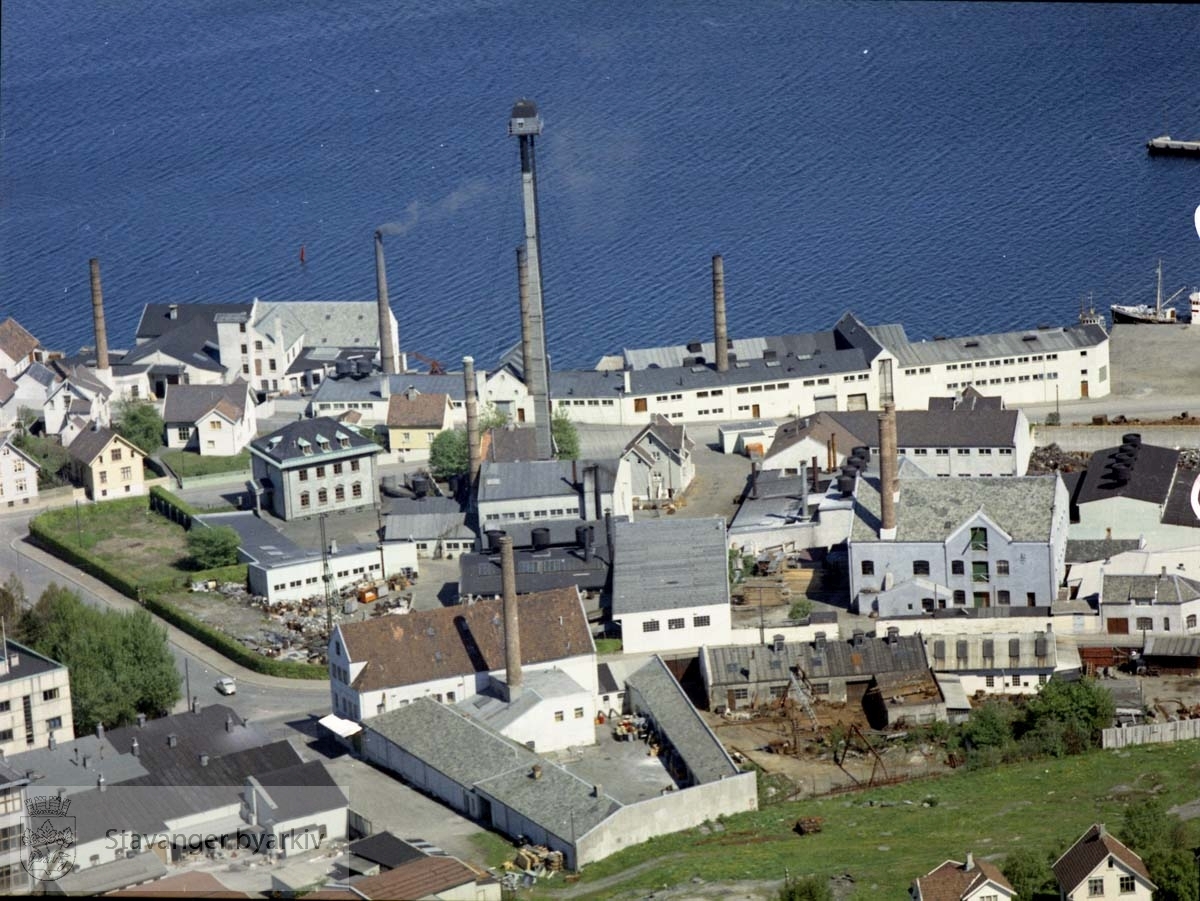 Østre bydel.Storhaug..Stavanger Tinfabrik.Hagltårnet / Haggeltårnet..Gateløp: Ryfylkegata, Rennesøygata, Haugesundsgata