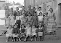 Klassefoto fra Gomalandet skole på Gomalandet i Kristiansund