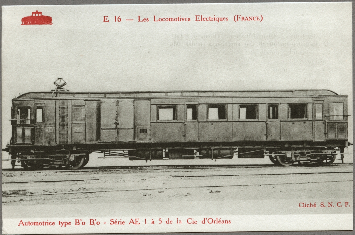 Compagnie du chemin de fer de Paris à Orléans, PO AE 1.