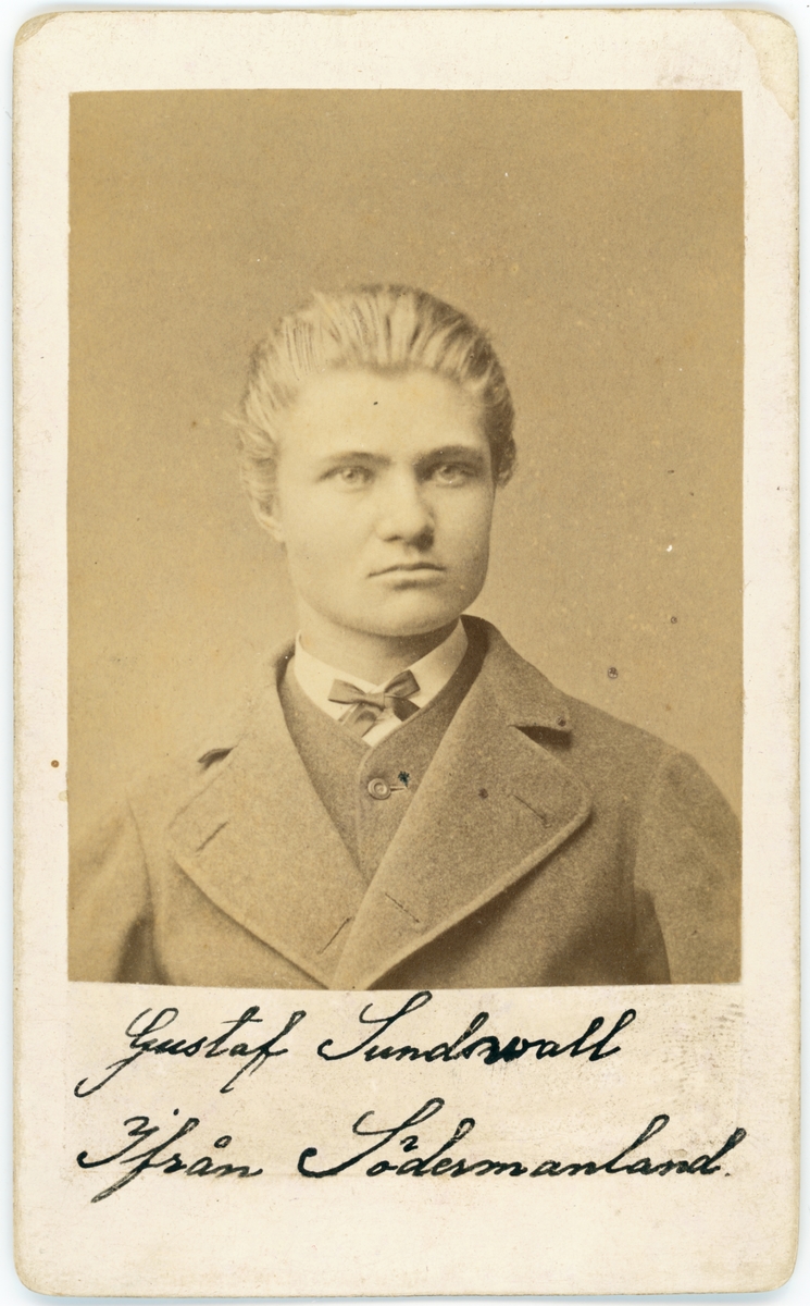 Porträtt Gustaf Sundwall