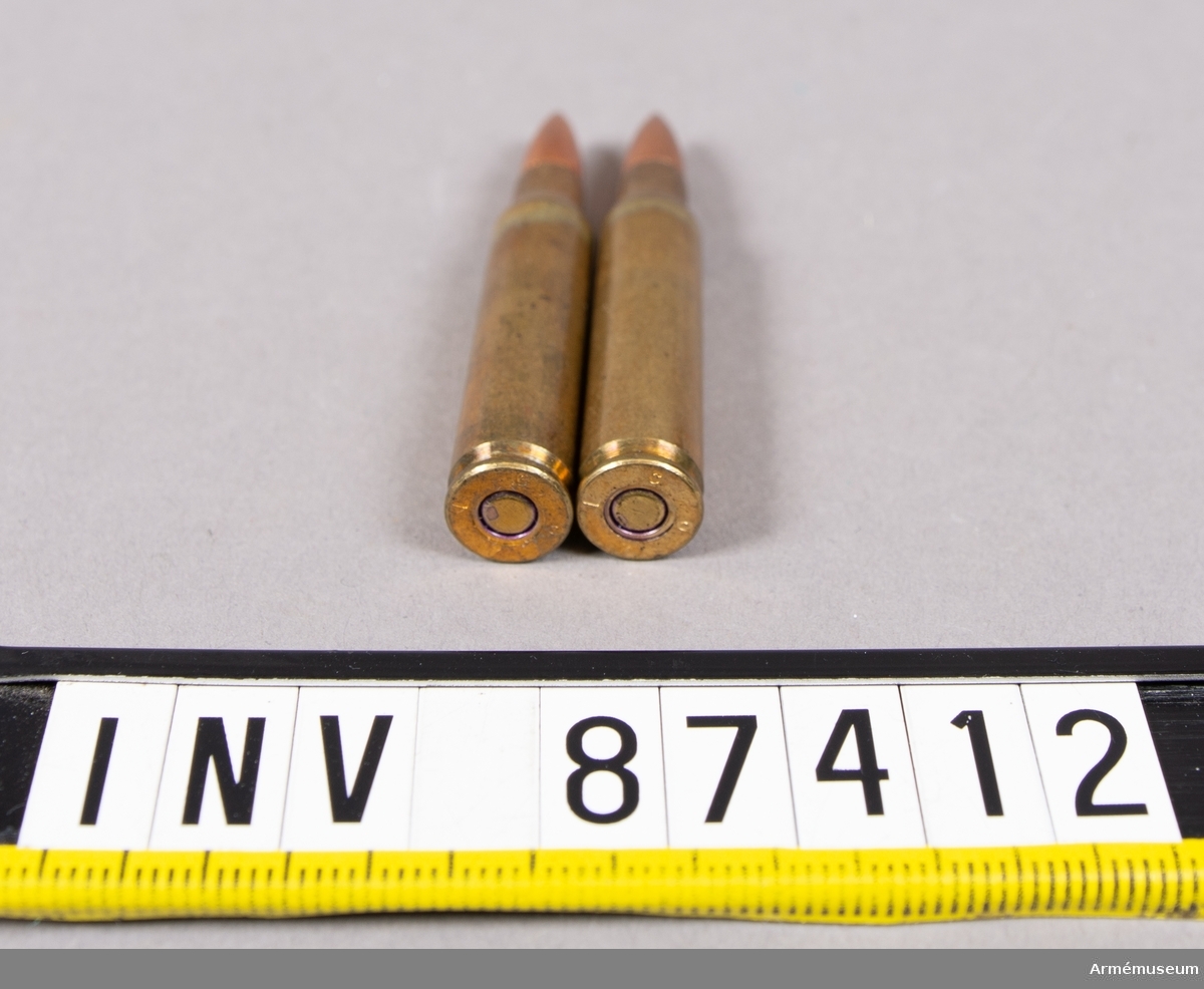 2 st 5,56 mm patroner M193 för automatkarbin M16 A 1.