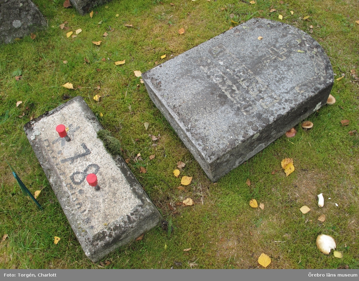 Rockesholm kyrkogård Inventering av kulturhistoriskt värdefulla gravvårdar 2014-2015, Kvarter 8.