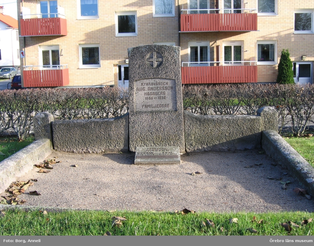 Lindesberg Norra Kyrkogården Inventering av kulturhistoriskt värdefulla gravvårdar 2006, Kvarter 1.