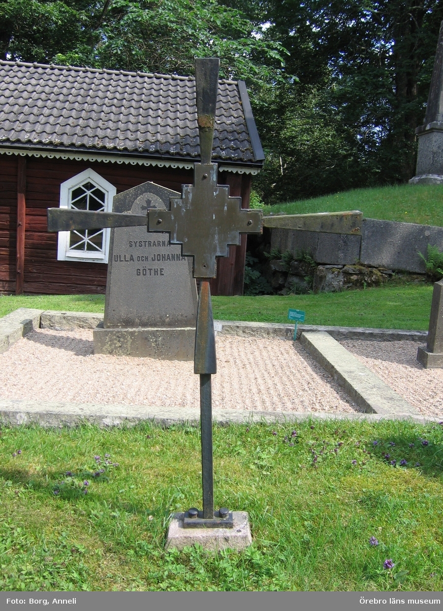 Ramsbergs gamla kyrkogård Inventering av kulturhistoriskt värdefulla gravvårdar 2006, Kvarter 4.
