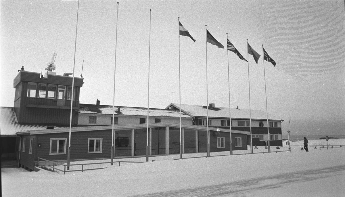 Bygninger på Andøy rakettskytefelt.