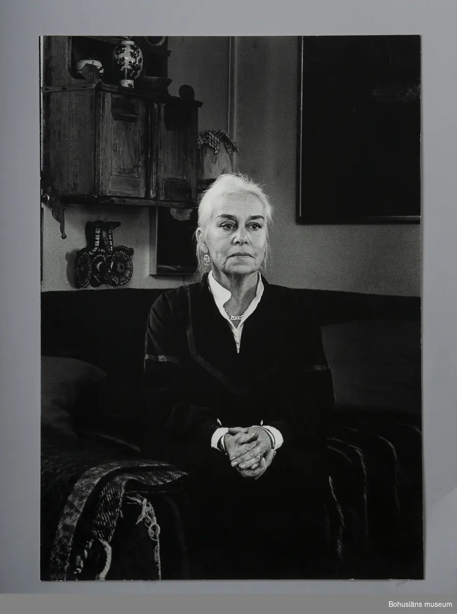 Fotografiskt porträtt Caje W Huss (1921 - 2007)