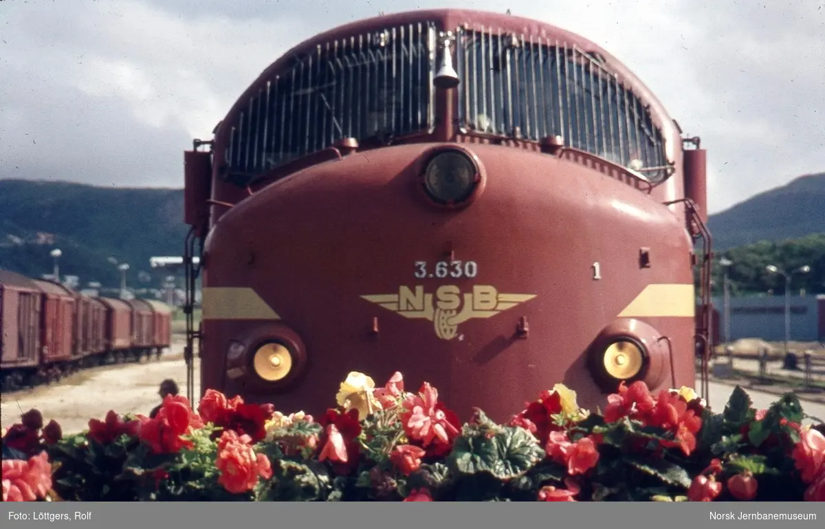 Diesellokomotiv  Di 3 630 på Bodø stasjon