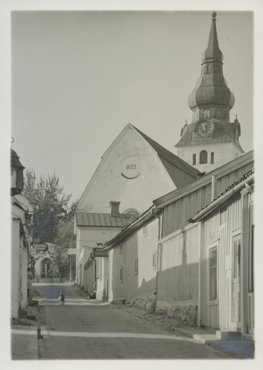Kyrkgatan i Hudiksvall.