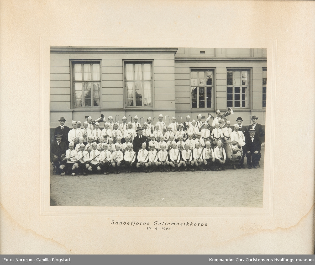 Sandefjord Guttemusikkorps 19-5-1925.