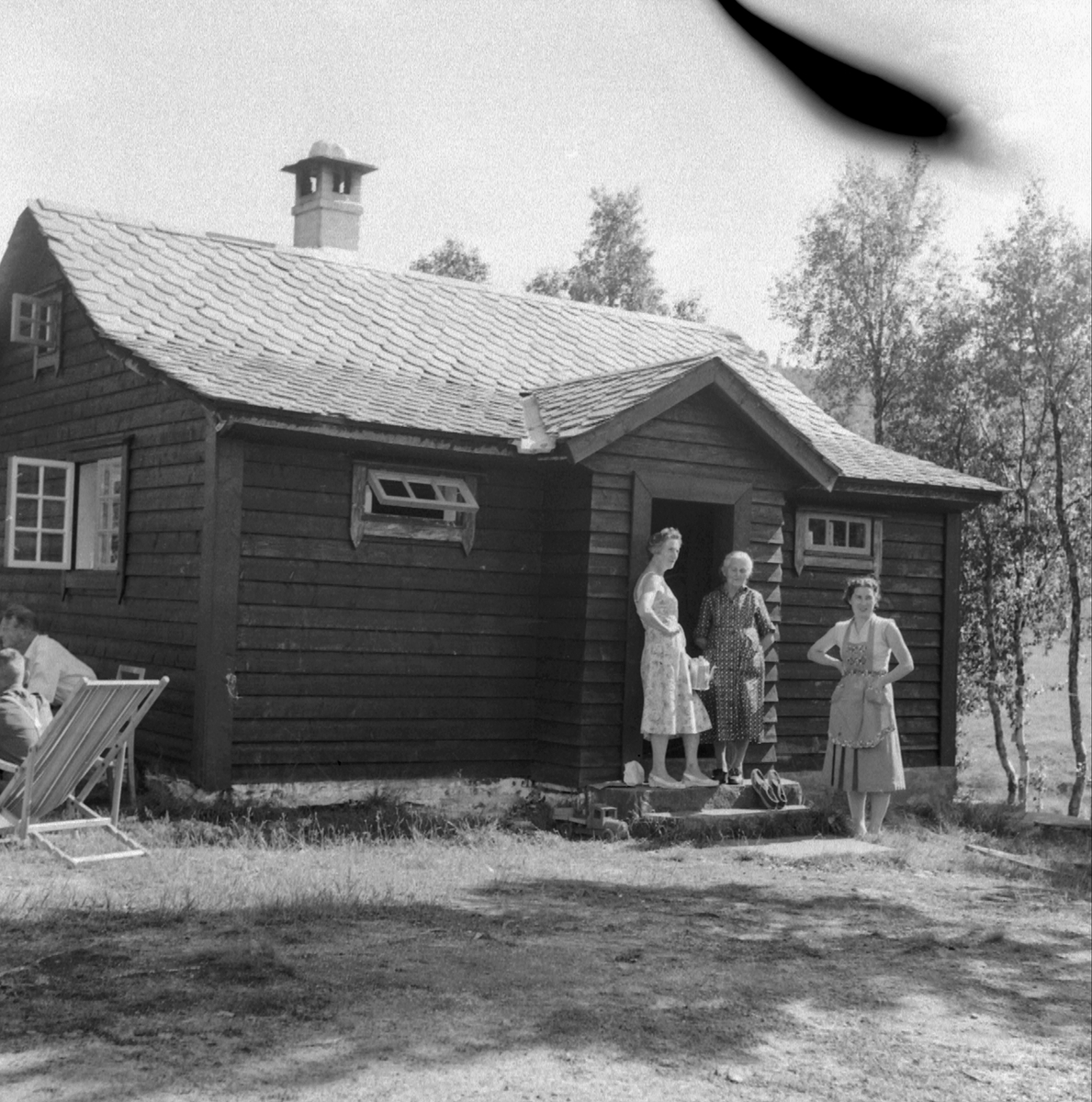 Kvinner på hyttetur til Voss, Løkjene.