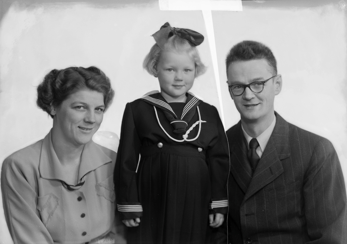 Peter Bech Jürgensen med hustru Bergljot og datter Anne Louise