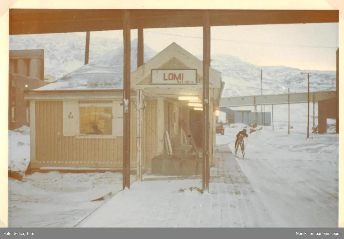 Lomi stasjon på nedlagte Sulitjelmabanen