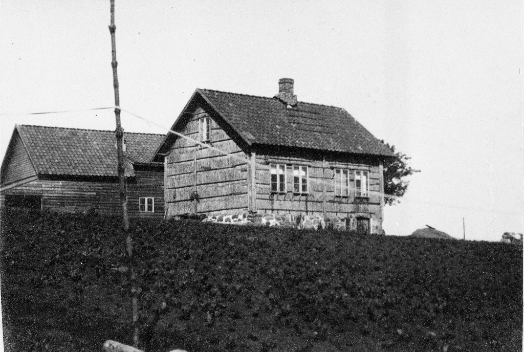 Garden Skjeberhei. Eigar er Elisabeth og Anton Jonassen. Seinare overtok Trygve Jonassen (1905 - 1989). Huset er kledd med haljer.