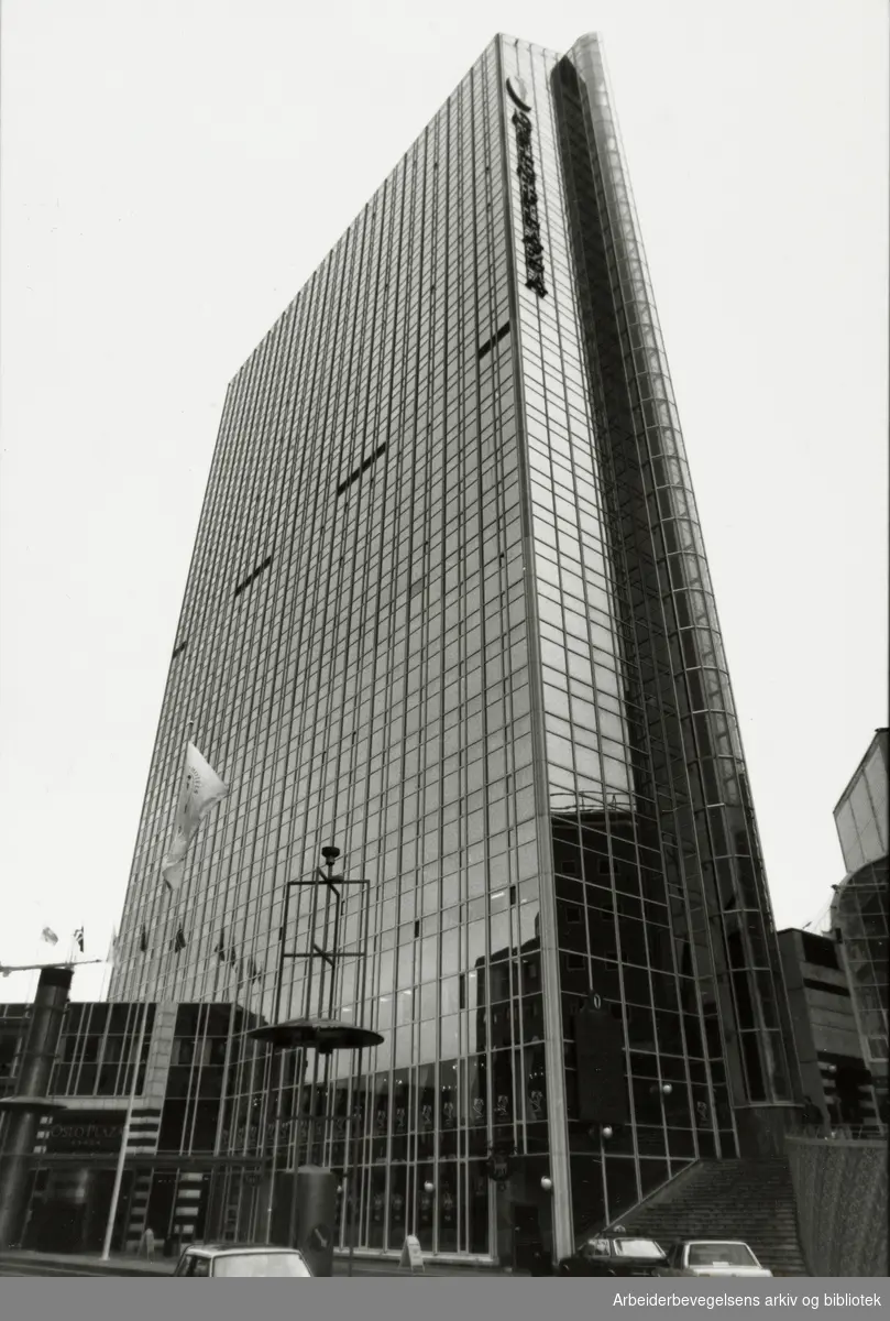 Oslo Plaza. Oktober 1991