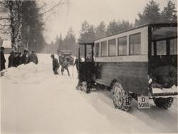 Snørydding i Elverum 1927-1928