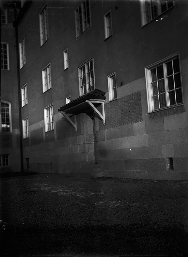 Del av husfasad. Post- och telegrafhuset, Västerås.