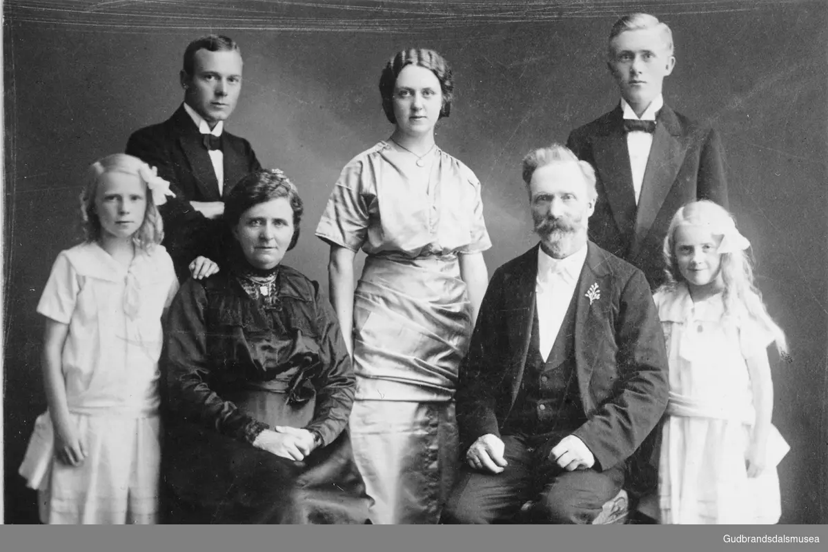 Erland Forberg (f. 1852) med familie