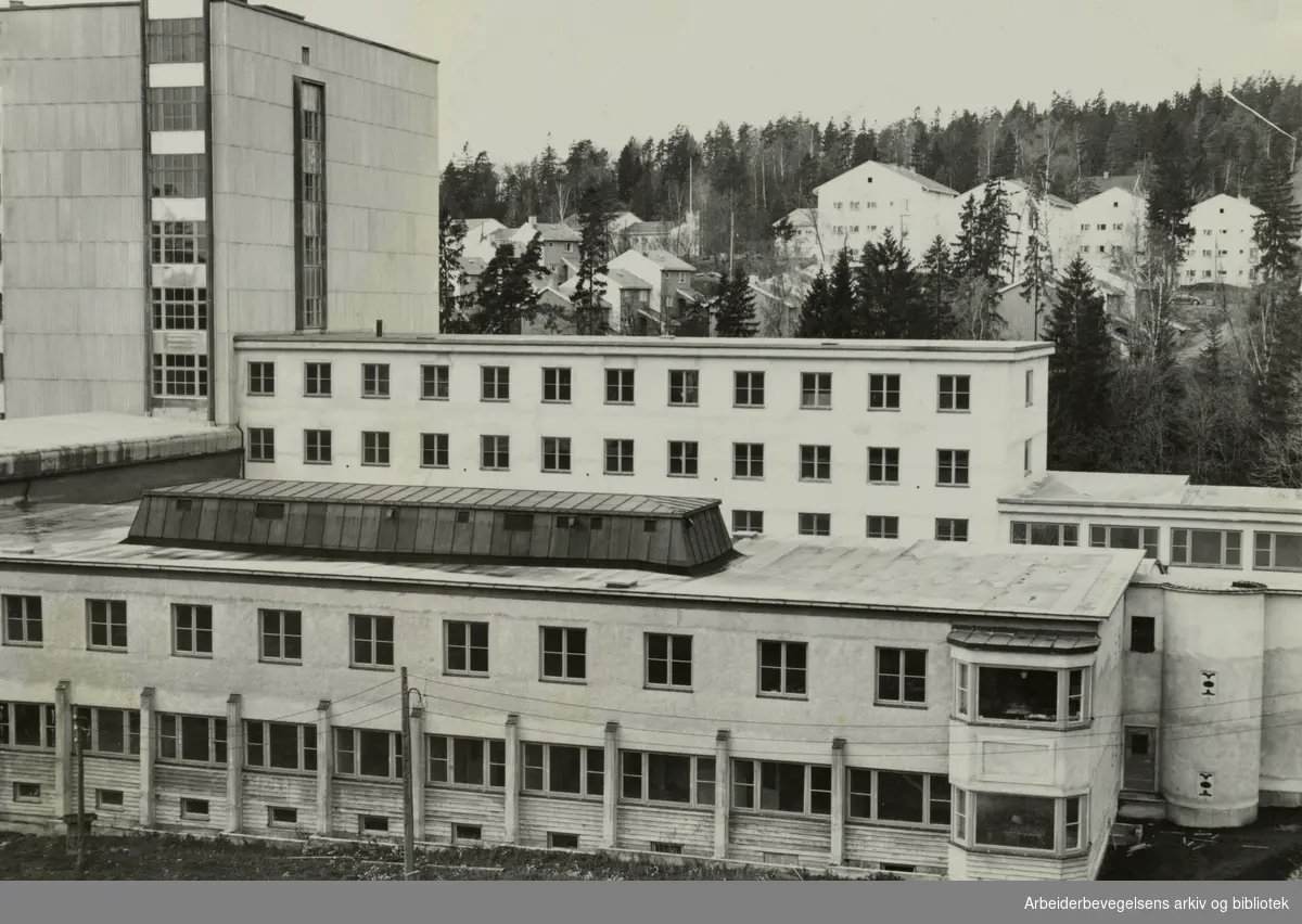 Radiumhospitalet. Oktober 1956