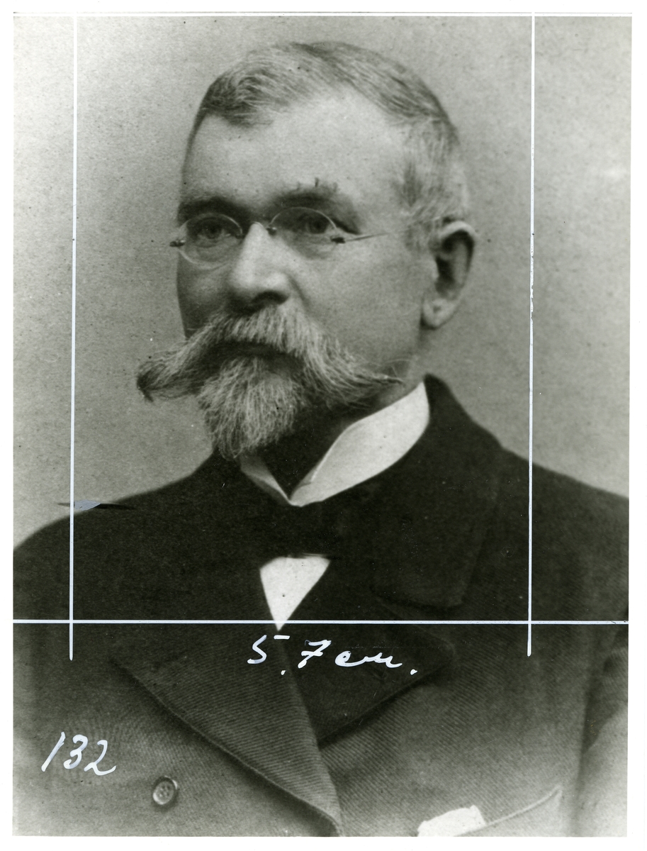 Fredrikstad. Stadsingeniør August Bergh. Stadsingeniør fra 1874.