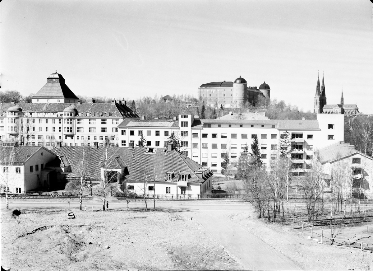 Vy över Akademiska sjukhuset, Öronkliniken, Uppsala