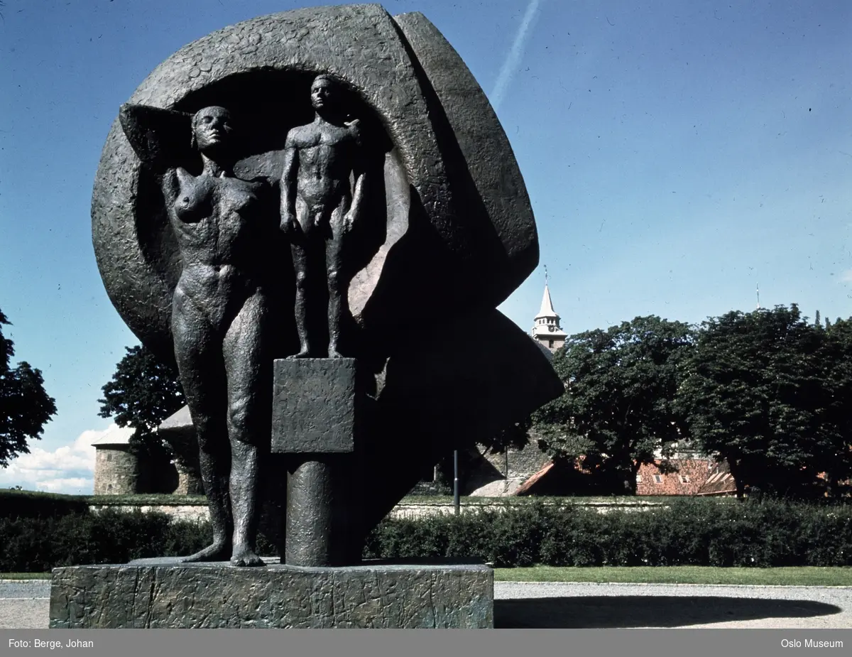 skulptur, Nasjonalmonumentet, Akershus festning